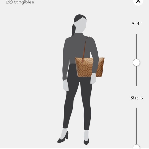 Hardly used coach bag - Picture 2 of 3